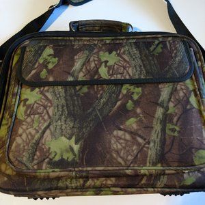 Gently Used Green and Brown Camo Computer Case